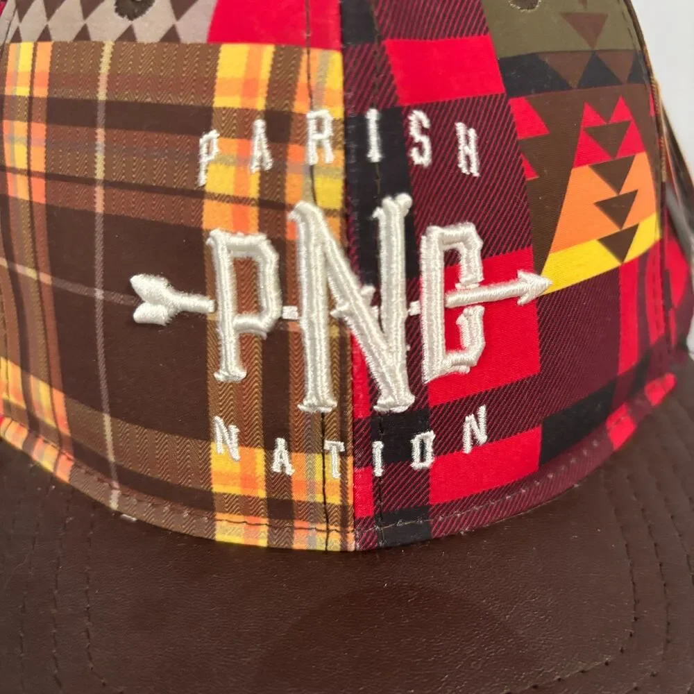 Parish Nation NWT Hat Southwest Print Cap Snapback Western Rodeo Adjustable